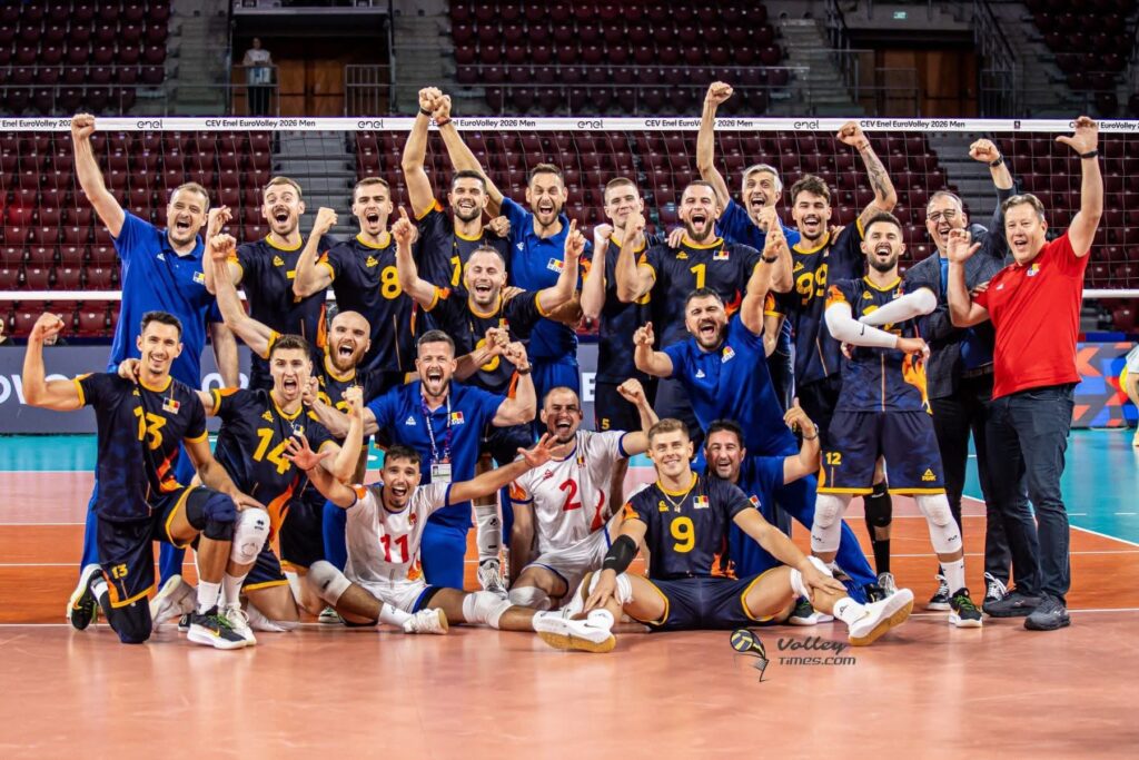 România lui Sergiu Stancu, din nou în elita voleiului european: „tricolorii”, între primele opt echipe ale continentului